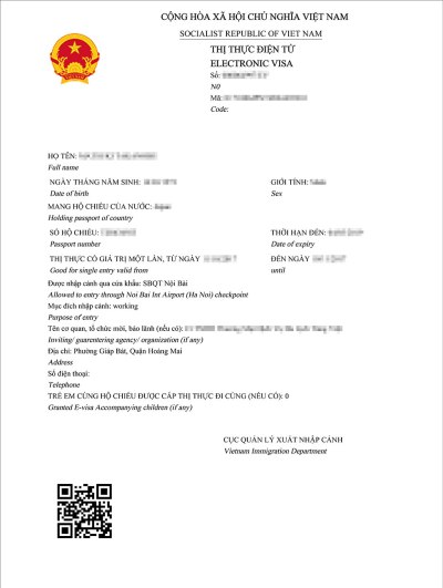 eVisa Vietnam