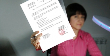 Shared approval letter